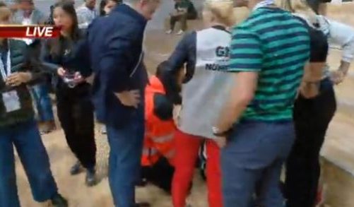 Incident në ambientet e KZAZ nr 35 në Tiranë, po ndiqte procesin e numërimit të votave, rrëzohet nga shkallët Adriana Kalaja