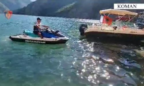 policia aksion ne liqenin e komanit dhe ne lumin e shales konstatohen varka qe nuk plotesonin kushtet e sigurise