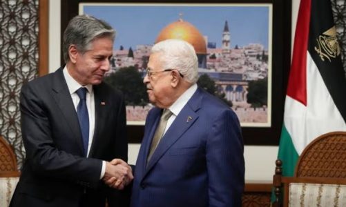 il segretario di stato colloqui con il presidente dell'autorità palestinese batte gli occhi gli usa continuano i lavori per la tregua con israele