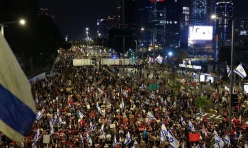 video från avtalet om frigivningen av gisslan till nyvalet, massprotester i Israel